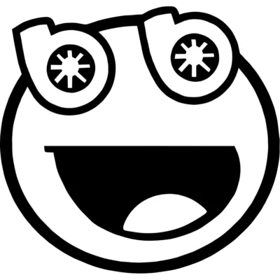 Turbo Smiley Face Decal