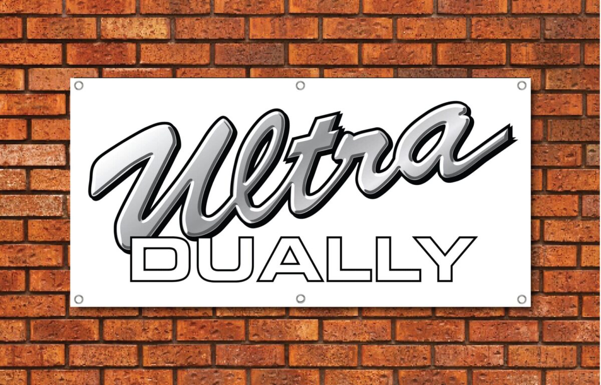 Ultra Dually Wheels Garage Banner