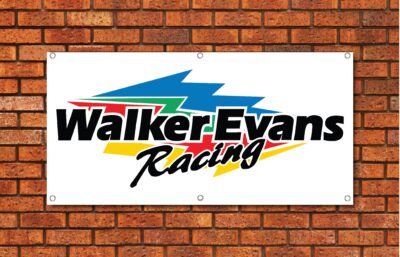 Walker Evans Racing Garage Banner
