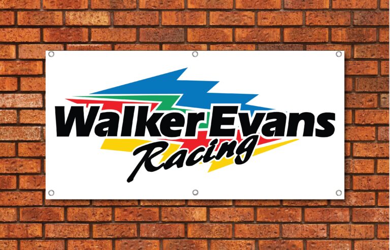 Walker Evans Racing Garage Banner