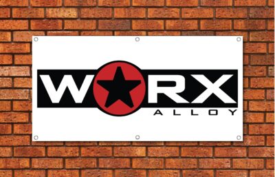 Worx Alloy Wheels Garage Banner