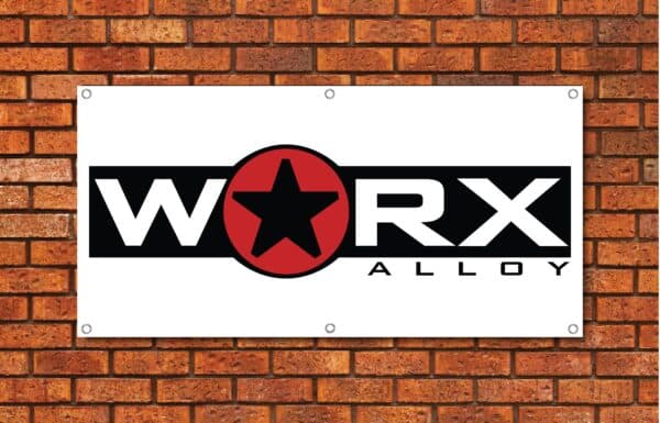 Worx Alloy Wheels Garage Banner