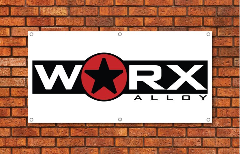 Worx Alloy Wheels Garage Banner