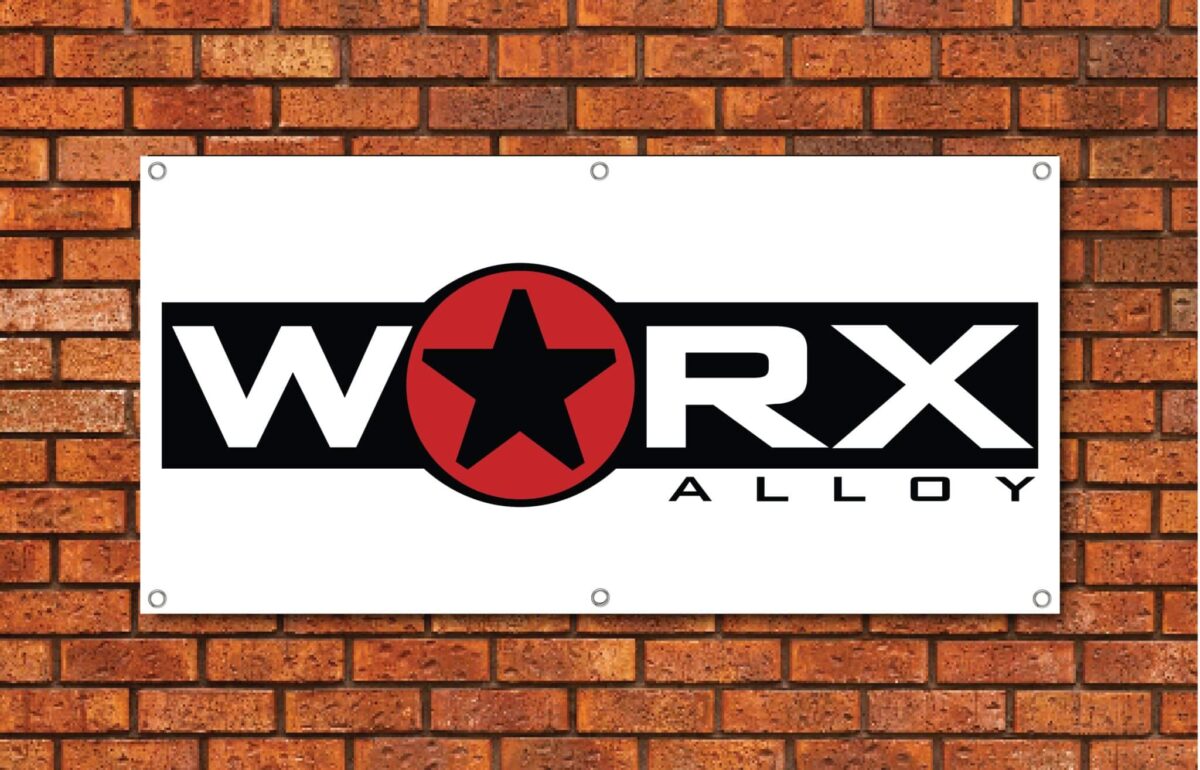 Worx Alloy Wheels Garage Banner