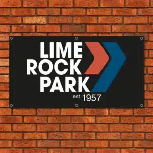 Lime Rock Park Garage Banner