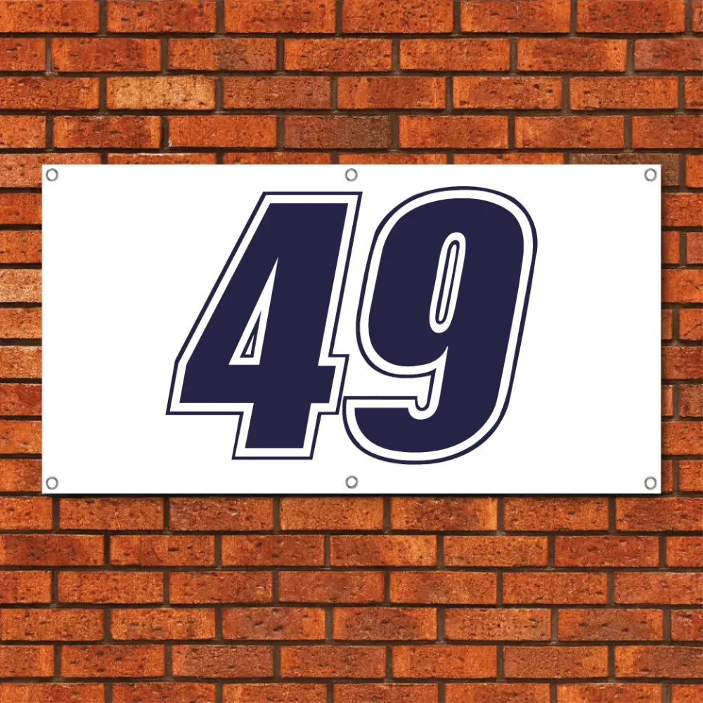 Ken Schrader 49 Garage Banner