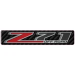 Z71 Off Road Carbon Fiber Badge
