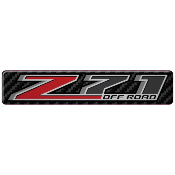 Z71 Off Road Carbon Fiber Badge