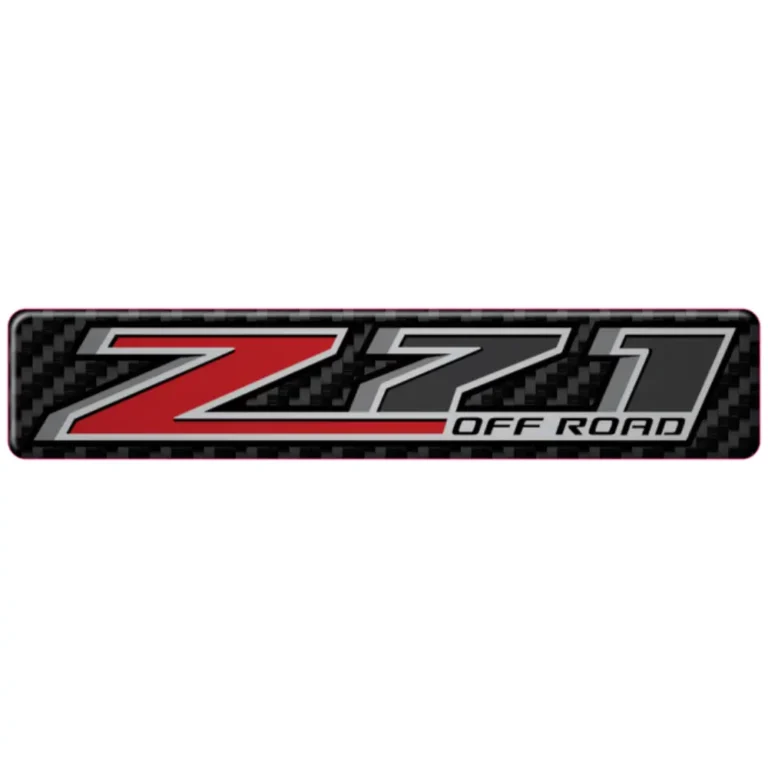 Z71 Off Road Carbon Fiber Badge