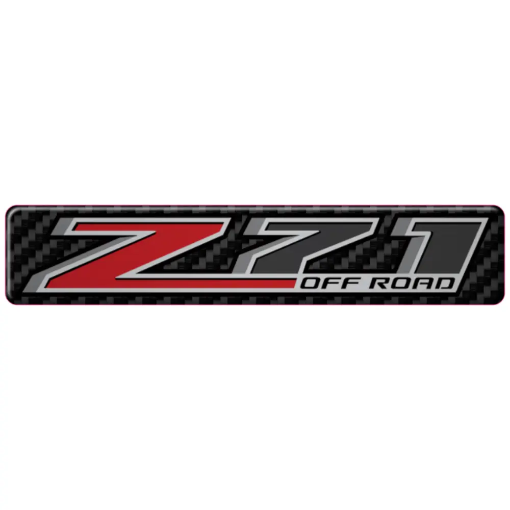Z71 Off Road Carbon Fiber Badge