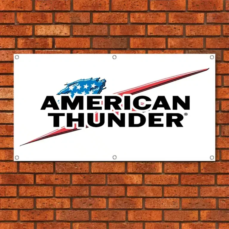 American Thunder Garage Banner