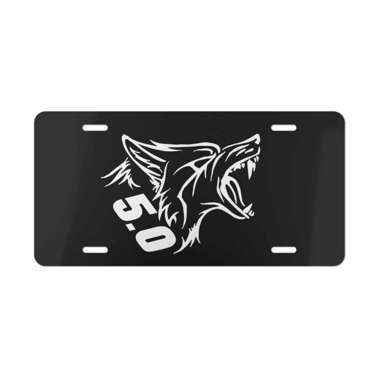 Coyote 5.0 License Plate