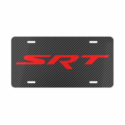 SRT Carbon Fiber License Plate