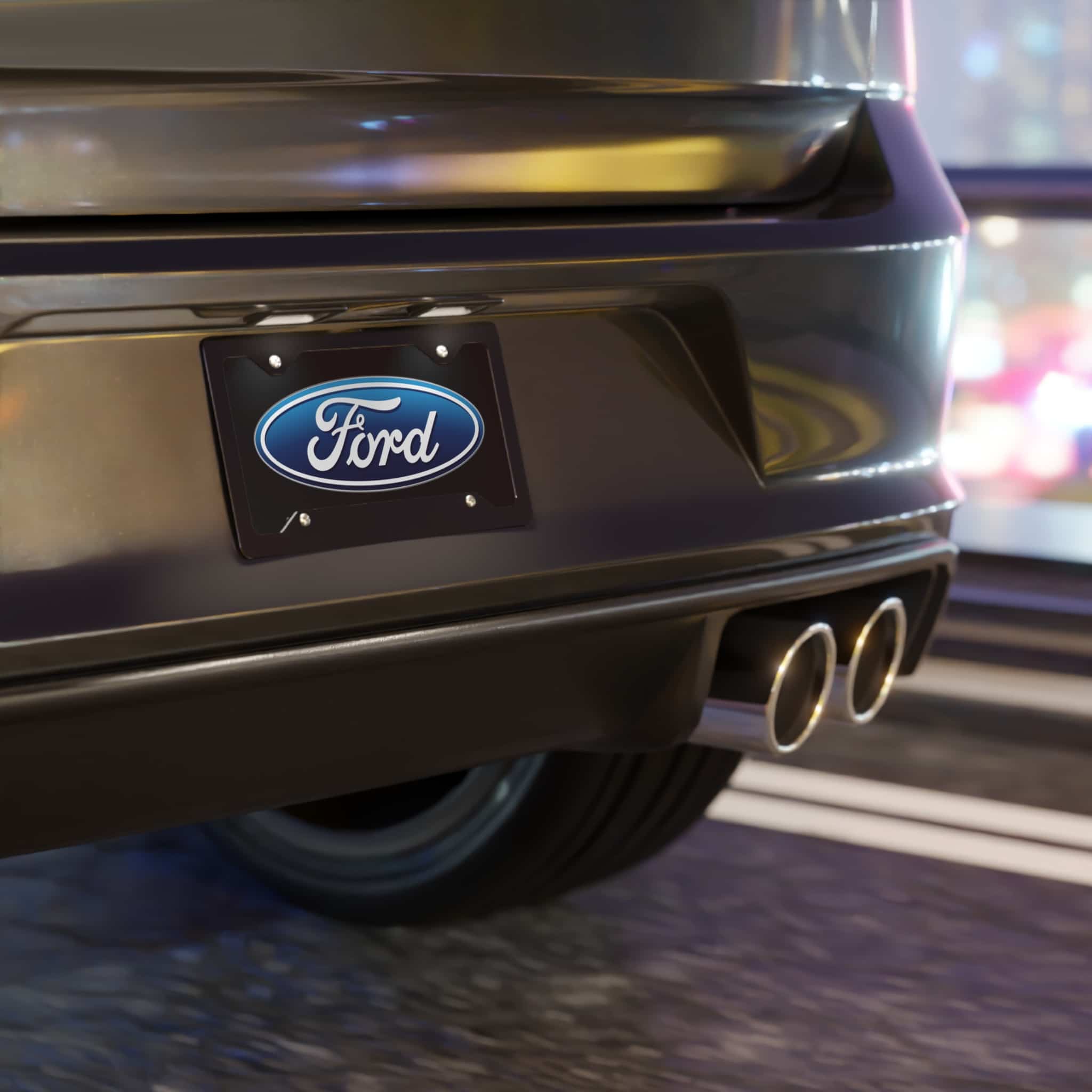 Ford License Plate