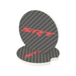 SRT Carbon Fiber Soapstone Car Coaster