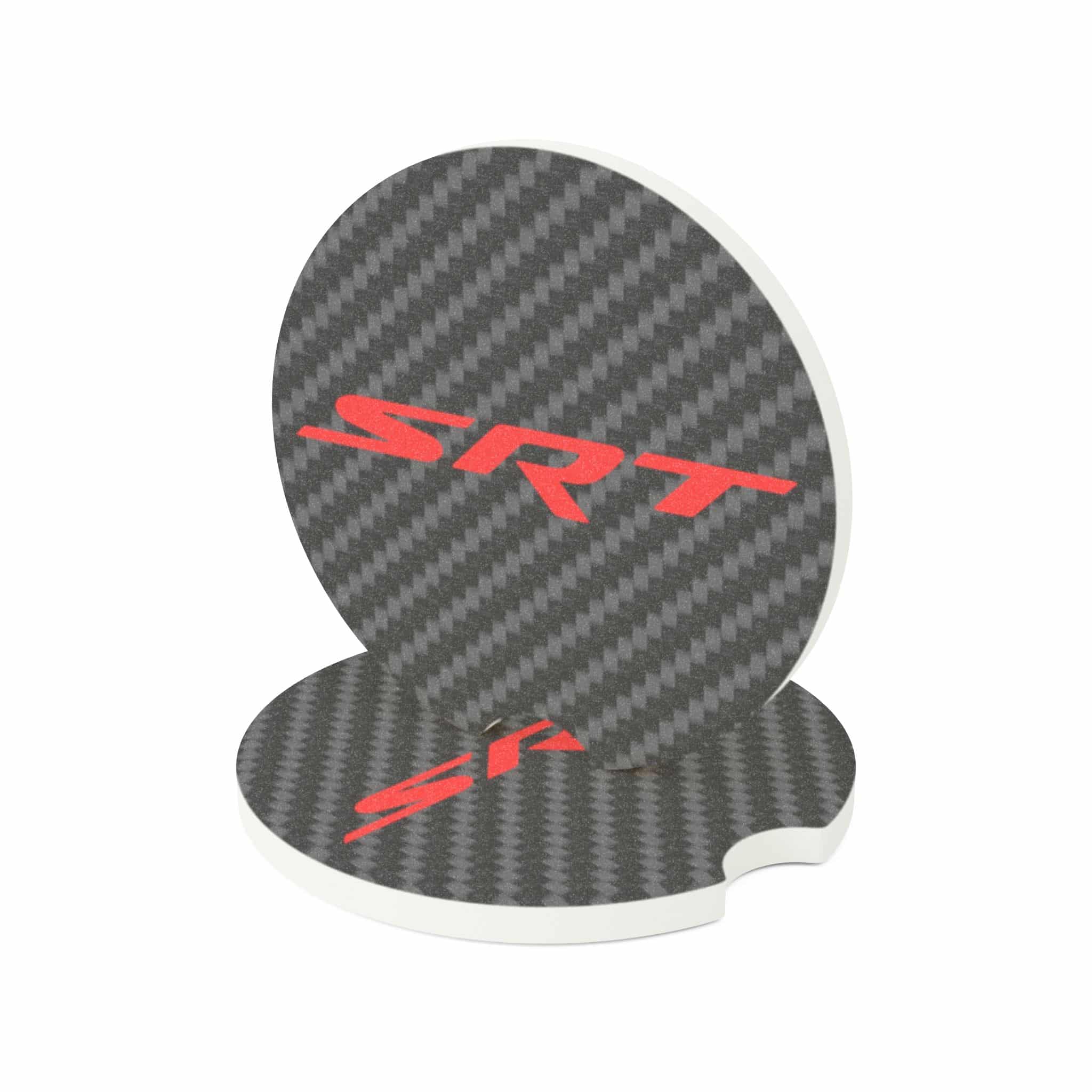 SRT Carbon Fiber Soapstone Car Coaster