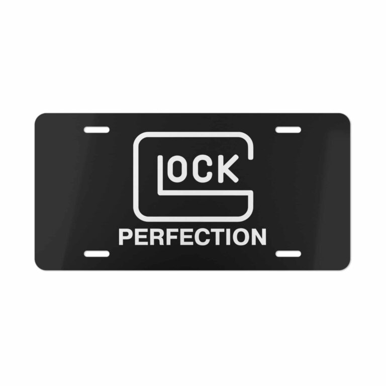 Glock Perfection License Plate