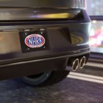 NHRA Championship Drag Racing License Plate
