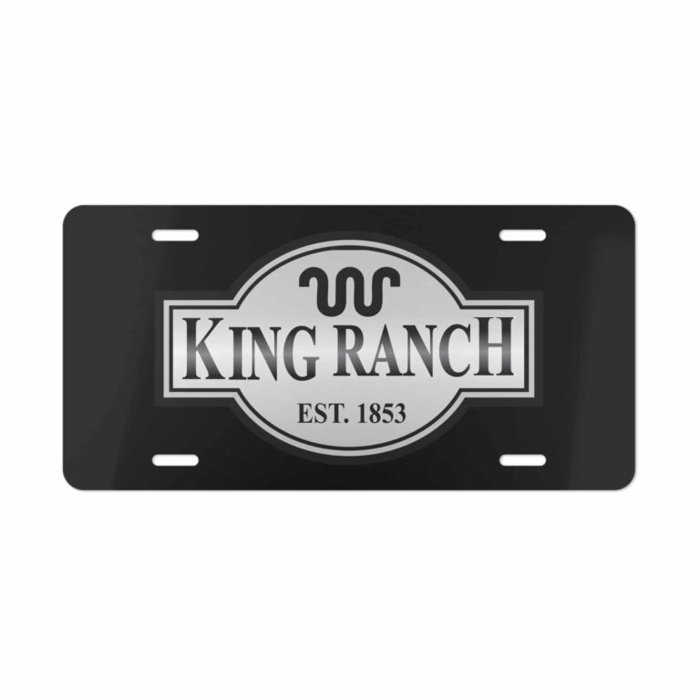 King Ranch License Plate