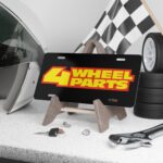 4 Wheel Parts License Plate