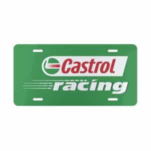 Castrol Racing License Plate