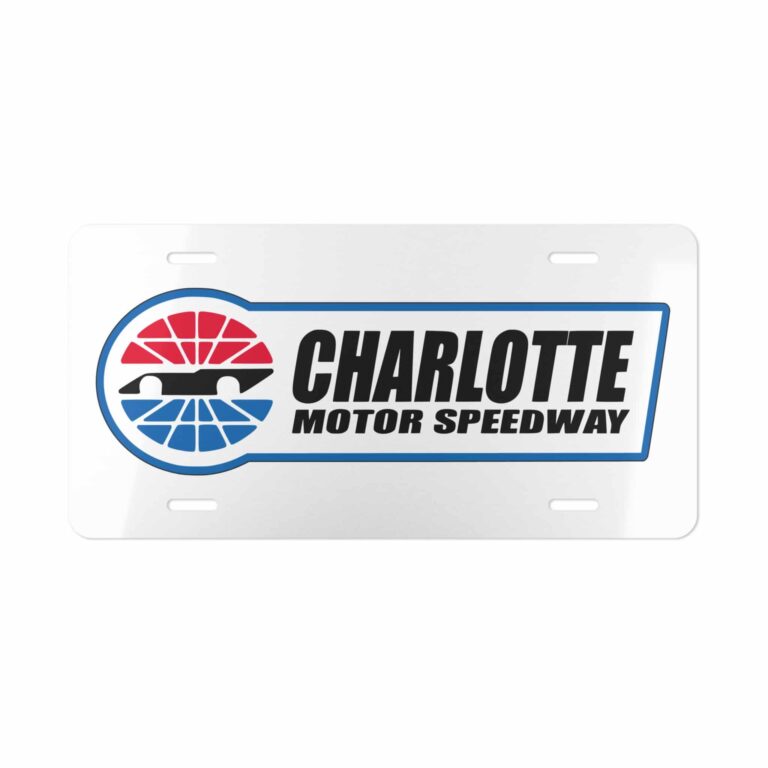 Charlotte Motor Speedway License Plate