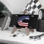 Cummins American Flag License Plate