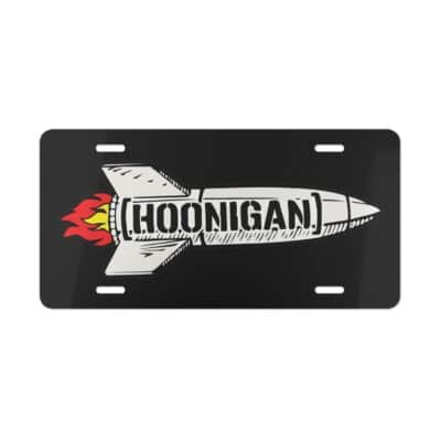 Hoonigan Rocket License Plate
