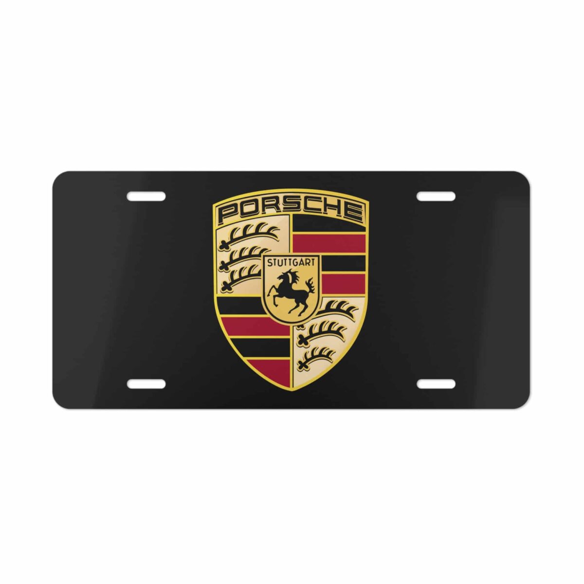 Porsche License Plate