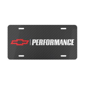 Chevy Performance Carbon Fiber License Plate