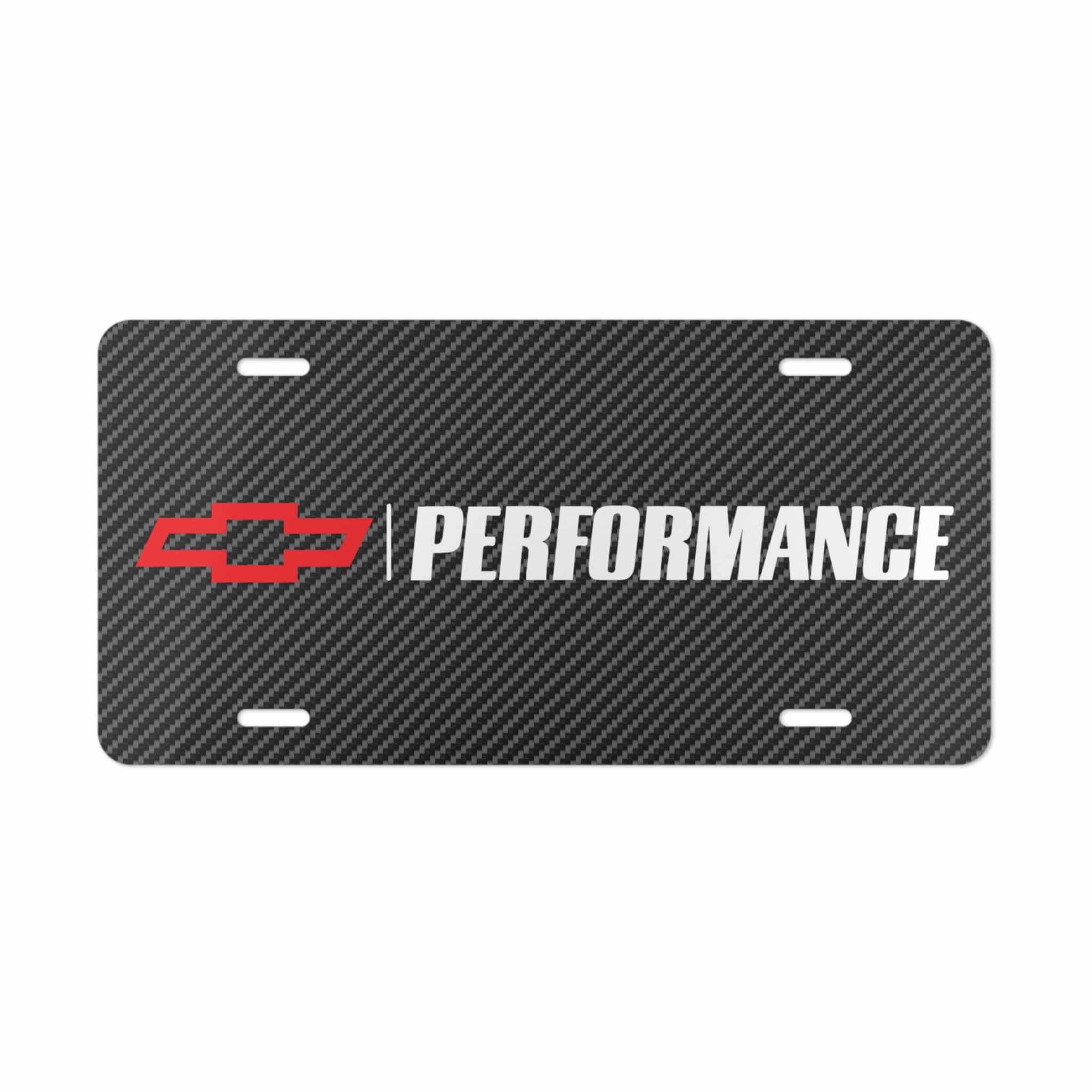 Chevy Performance Carbon Fiber License Plate
