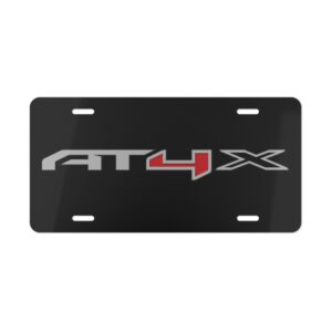 GMC AT4X License Plate
