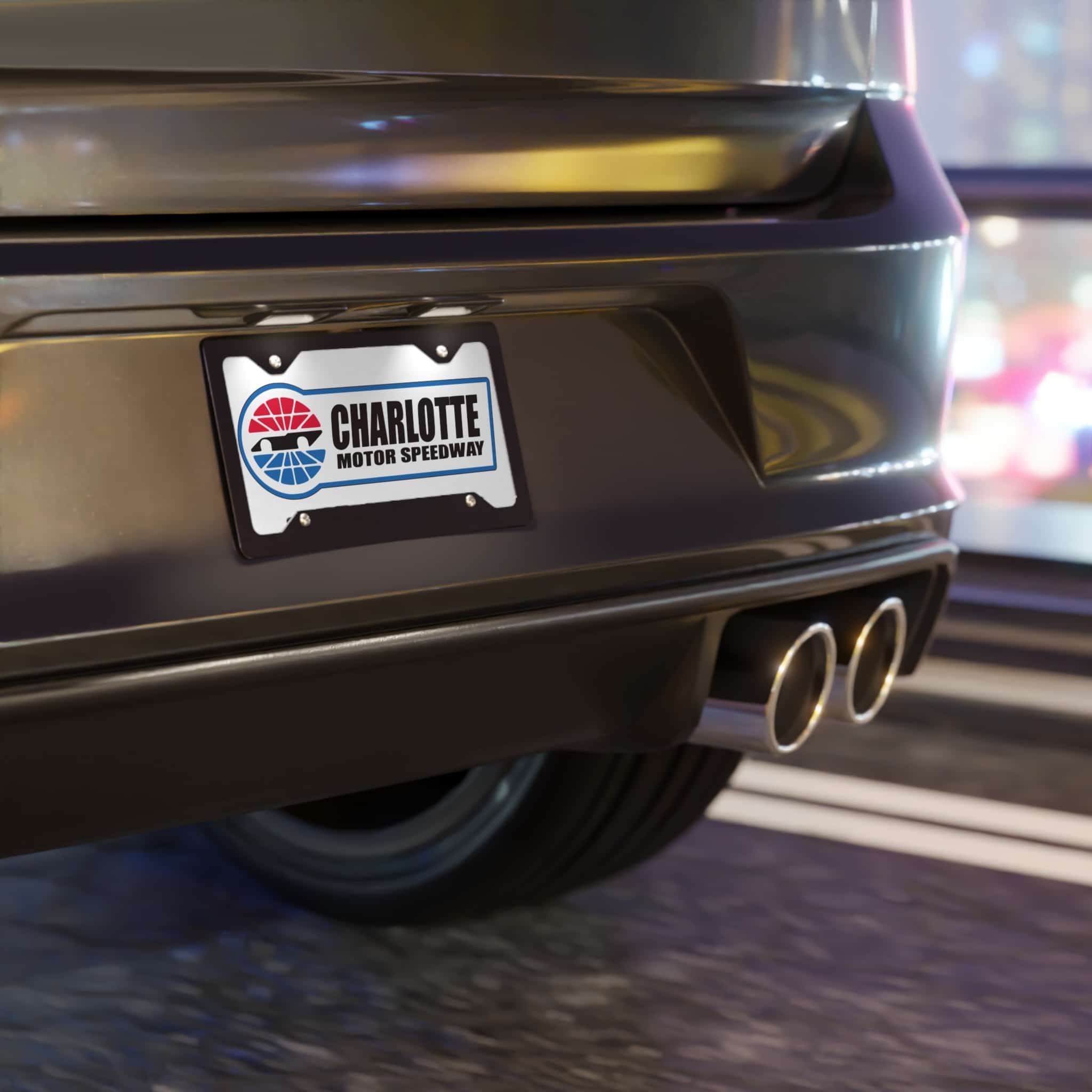 Charlotte Motor Speedway License Plate