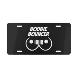 Boobie Bouncer License Plate