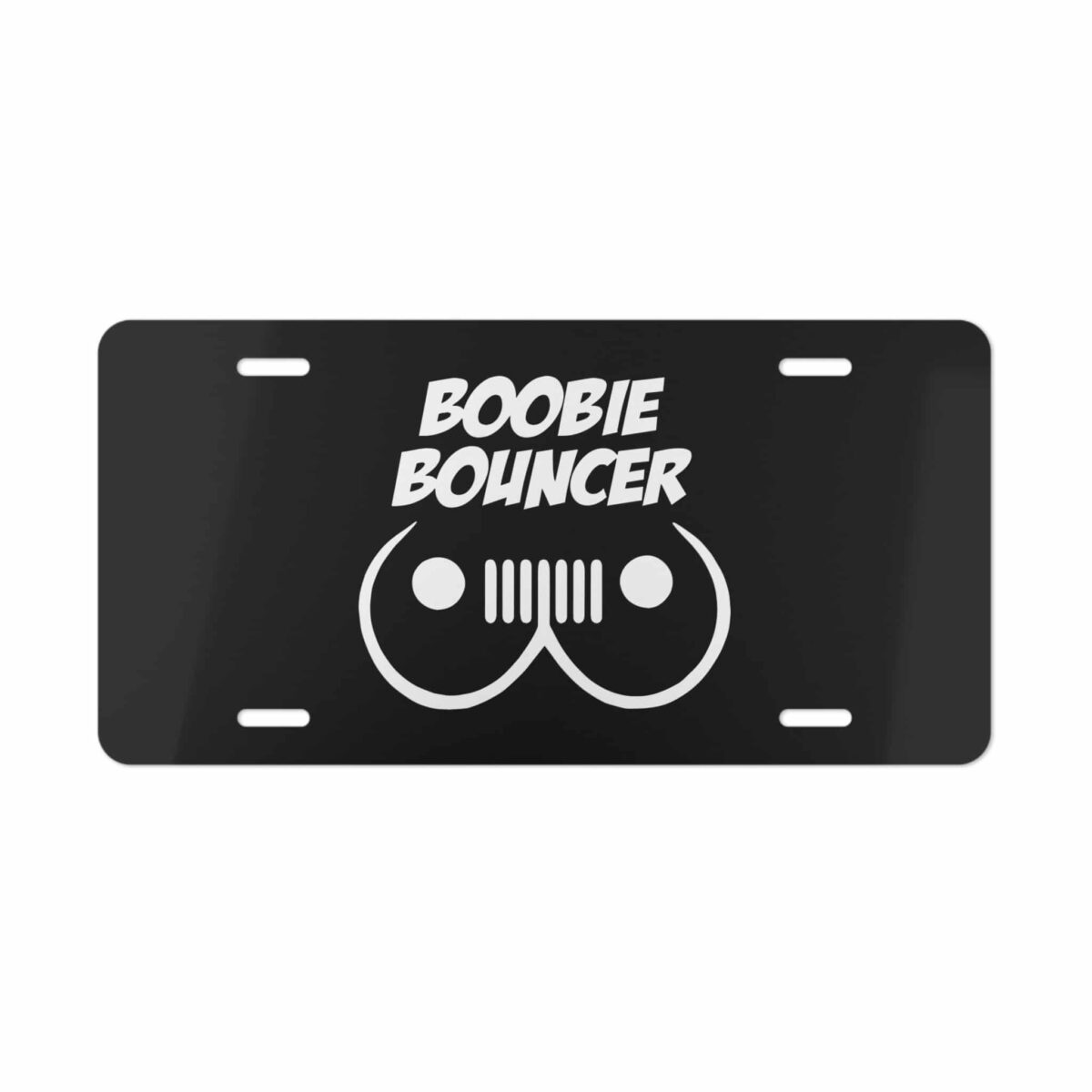 Boobie Bouncer License Plate