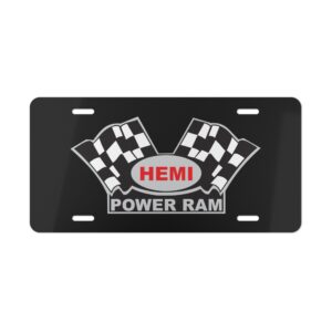 Hemi Power Ram License Plate