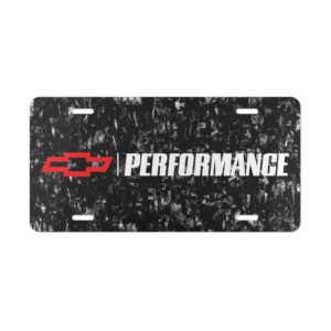 Chevy Performance Forged Carbon Fiber License Plate