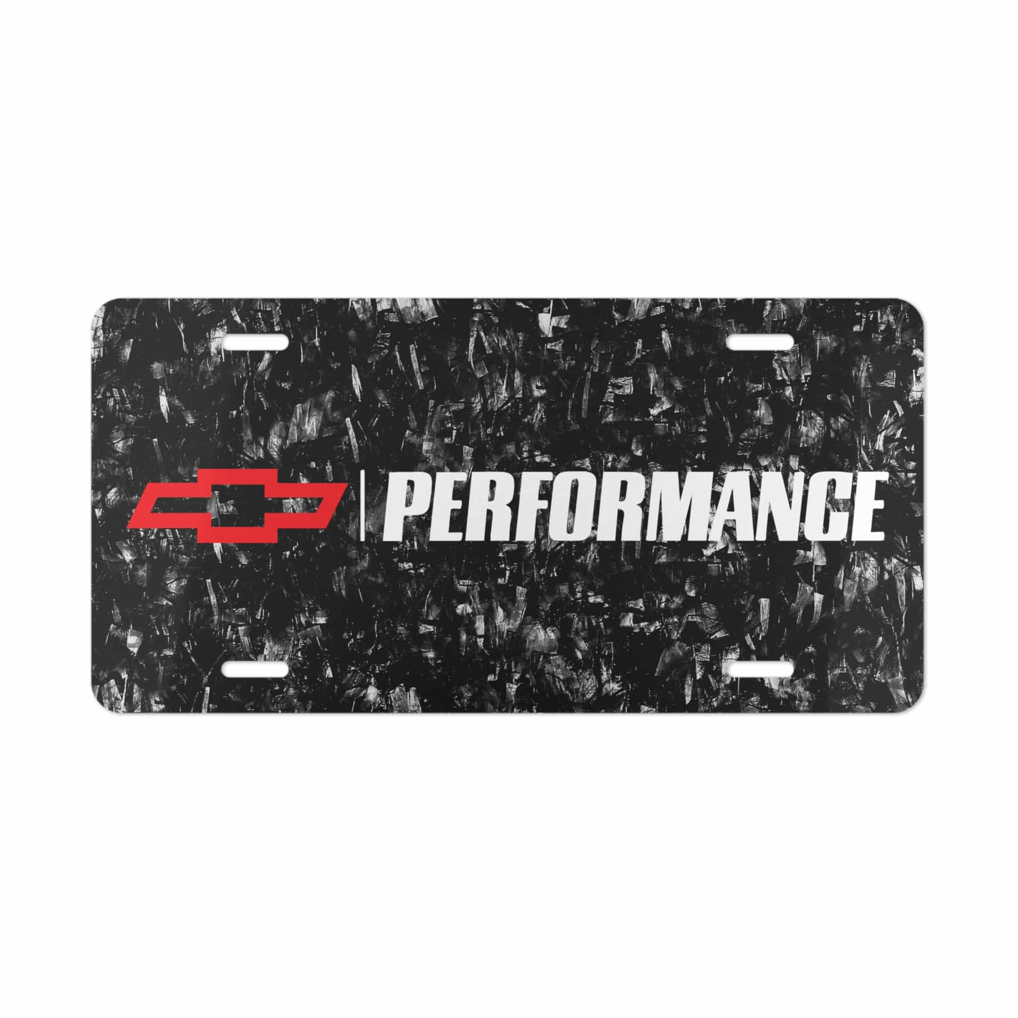 Chevy Performance Forged Carbon Fiber License Plate