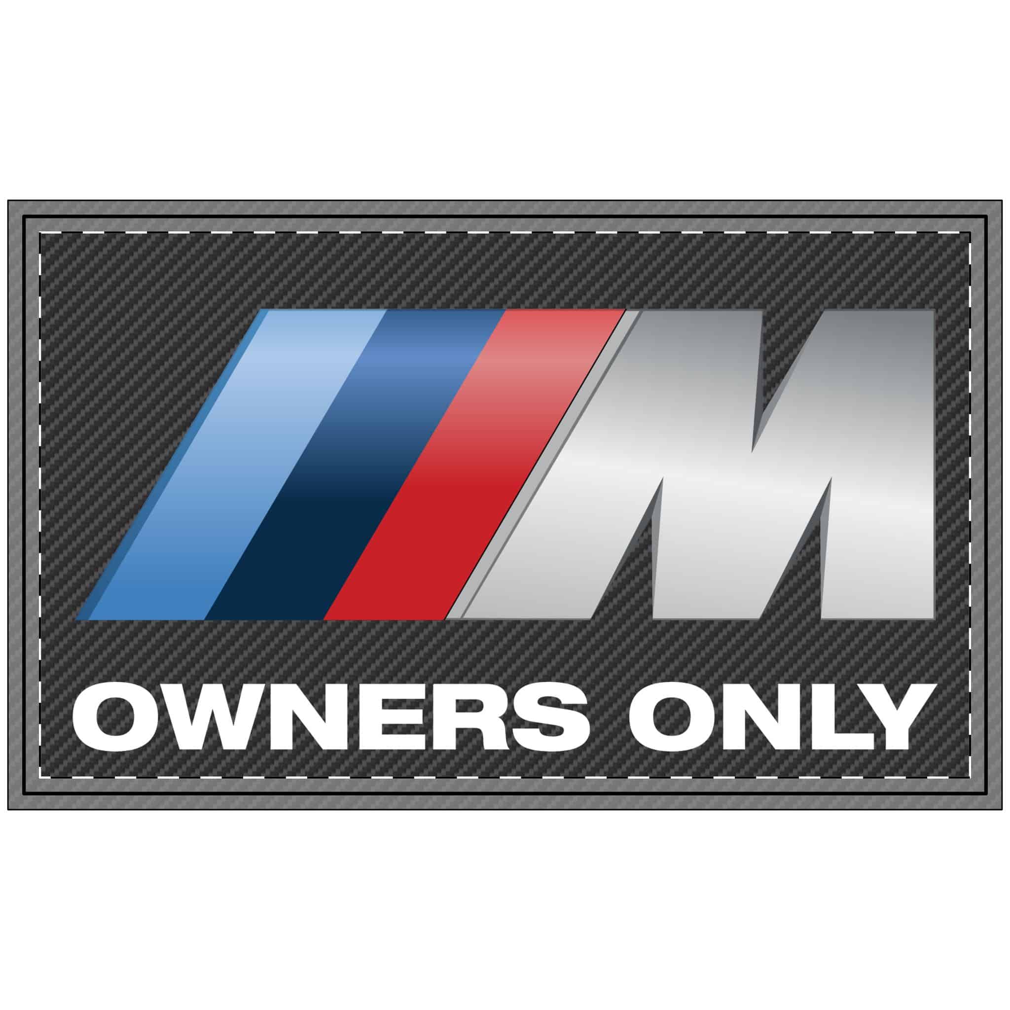 BMW M Owners Only Doormat