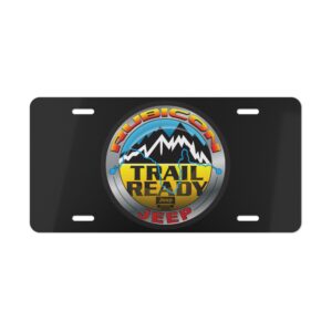Jeep Rubicon Trail Ready 4x4 License Plate