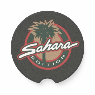 Jeep Sahara Edition Soapstone Car Coaster