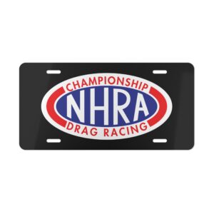 NHRA Championship Drag Racing License Plate