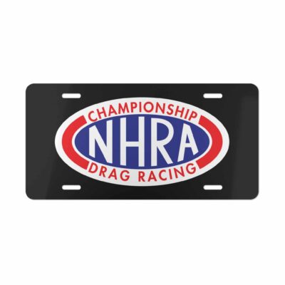 NHRA Championship Drag Racing License Plate