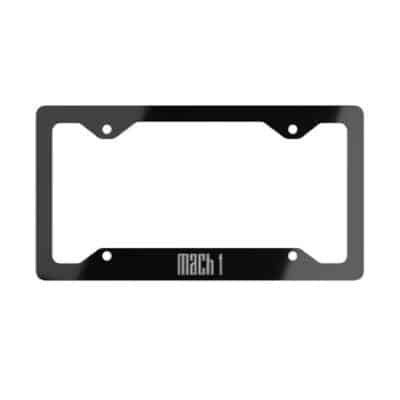 New Age Mustang Mach 1 Metal License Plate Frame