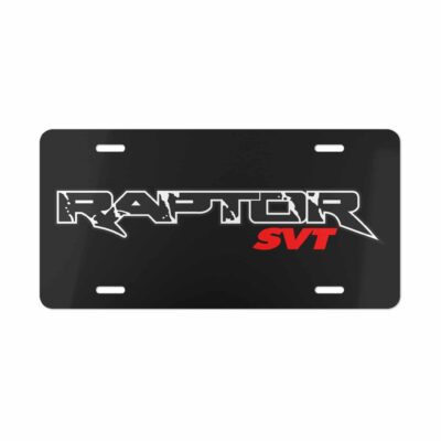 Ford Raptor SVT License Plate