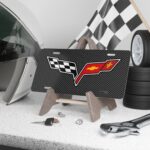 Corvette C6 Carbon Fiber License Plate
