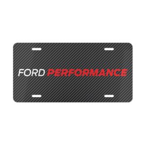 Ford Performance Carbon Fiber License Plate