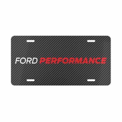 Ford Performance Carbon Fiber License Plate