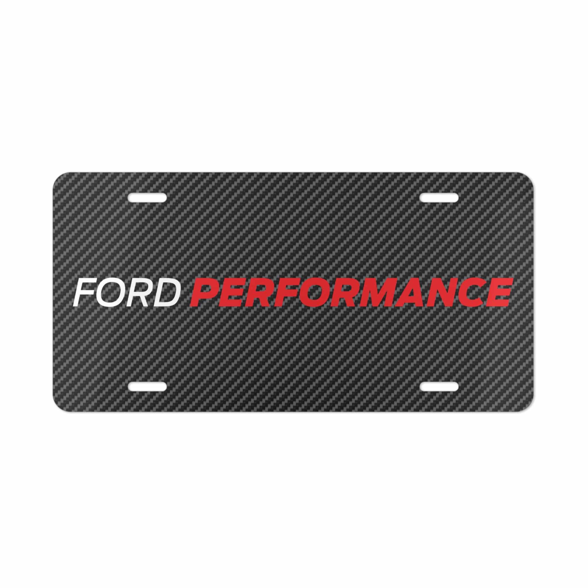 Ford Performance Carbon Fiber License Plate