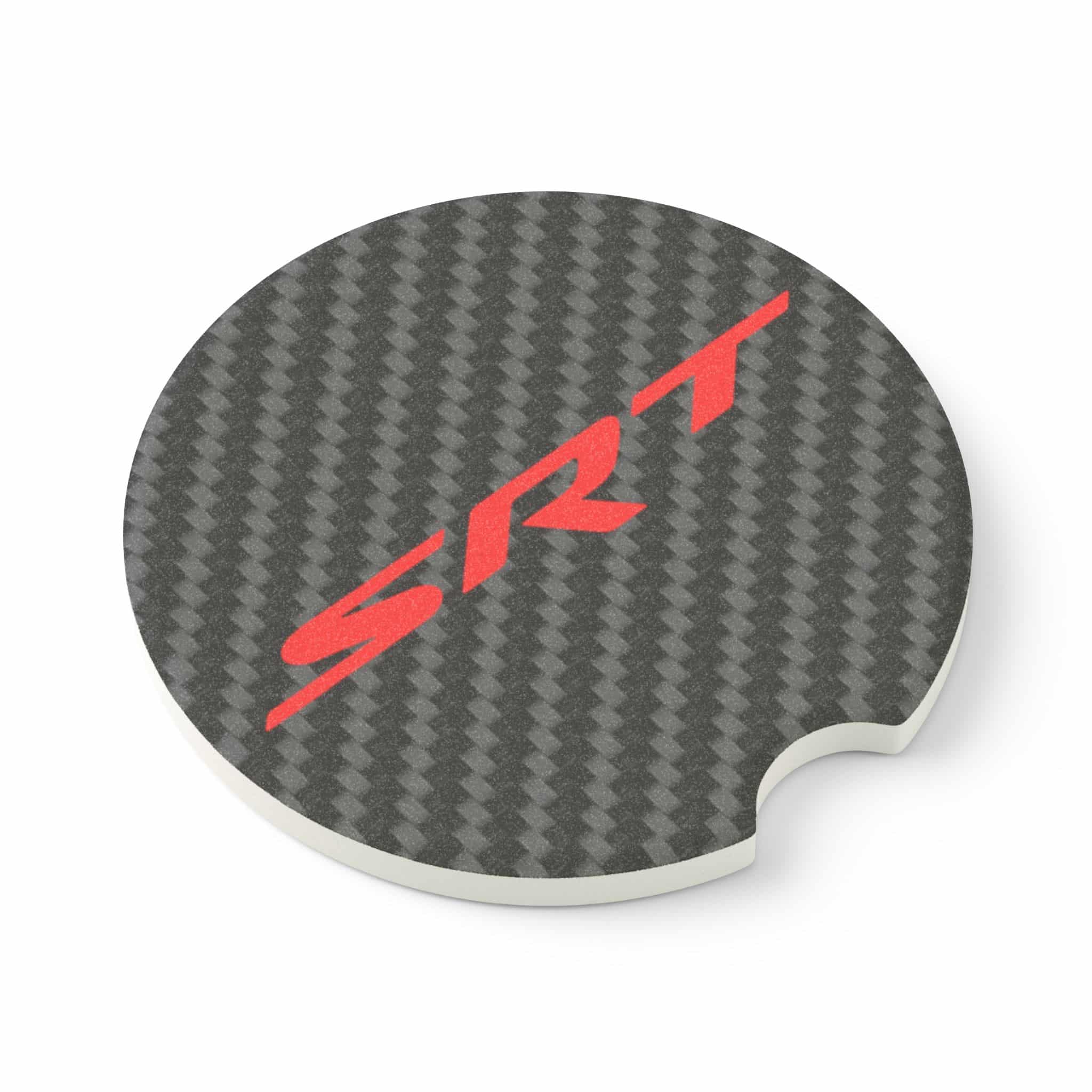 SRT Carbon Fiber Soapstone Car Coaster